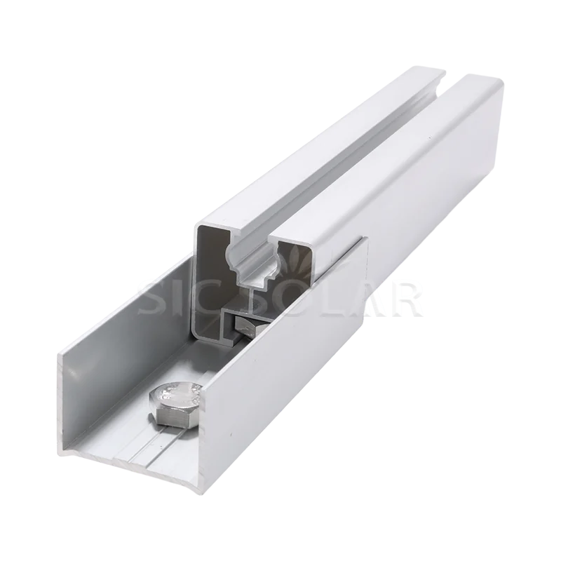 R4040 Rail Splice Solar Pv Mount Bracket Roof Rail Connector Solar Structure Accessories