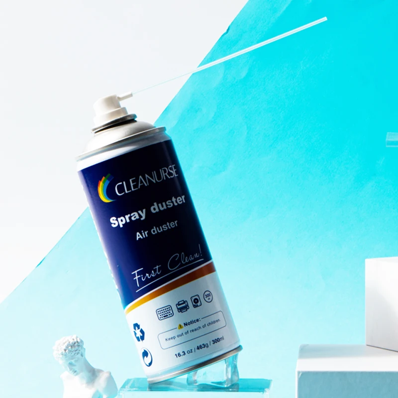 
Non Combustible 300ml Keyboard Computer Portable Cleaner Compressed Gas Air Duster Spary 