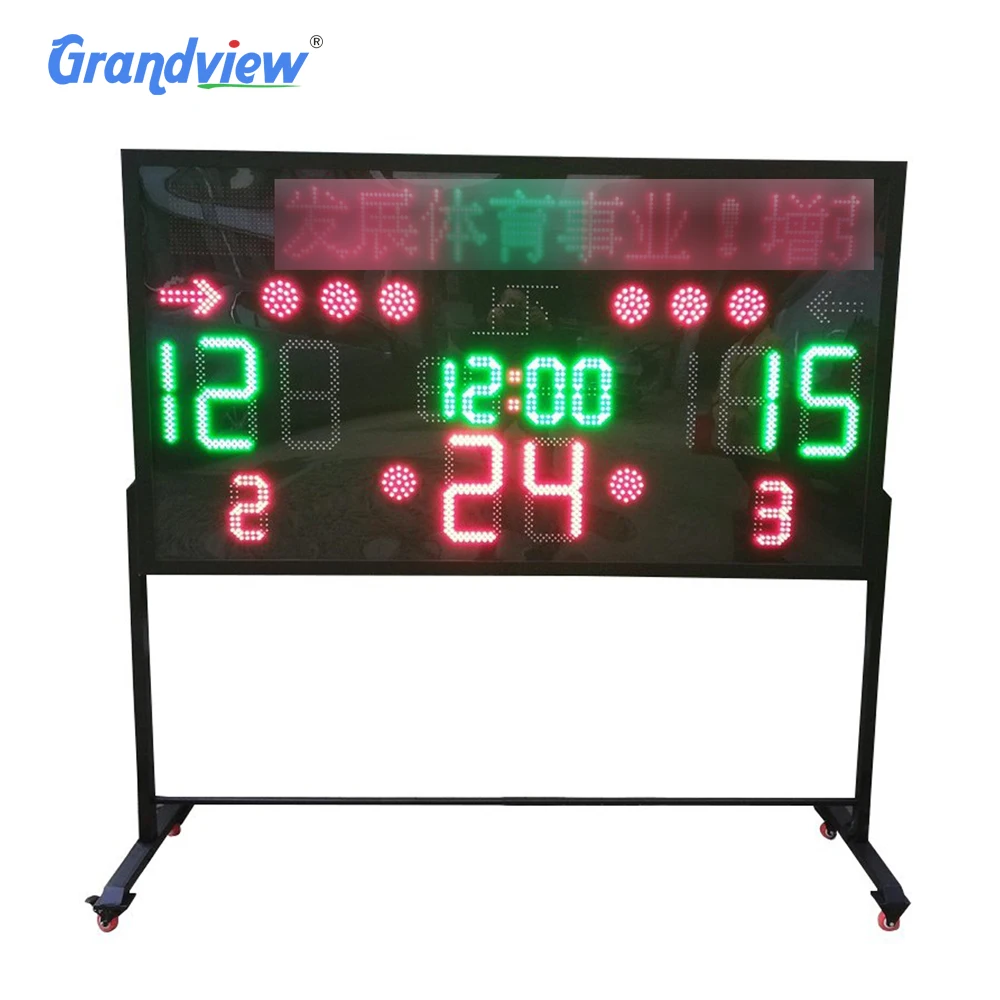Outdoor Wireless Remote Electronic Football Score Boards Table Tennis Led Score Board Sport Score Football Digital Scoreboards