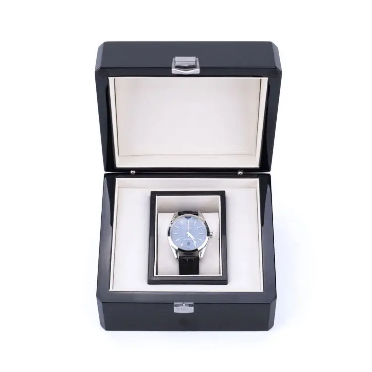 Wood Mdf Luxury Packaging De Large New Wrist Leather Painted Wholesale European Style Gift Unique Case Ring Wooden Watch Box