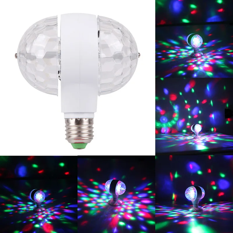 Rotating smart controller remote speaker house auto mould music machine cover custom rgb led colour bulb