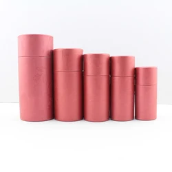 Factory customize paper cardboard tube luxury cylinder bottle packaging for perfume essential dropper bottle