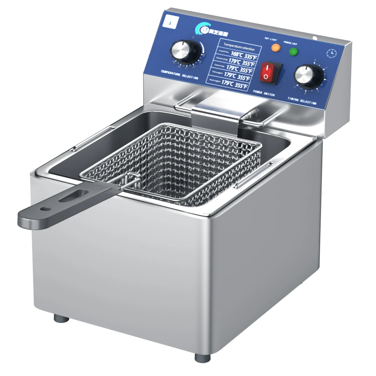 China factory hot sale commercial quality electric fryer manufacturer 12L table fryer suitable for hotel commercial kitchen