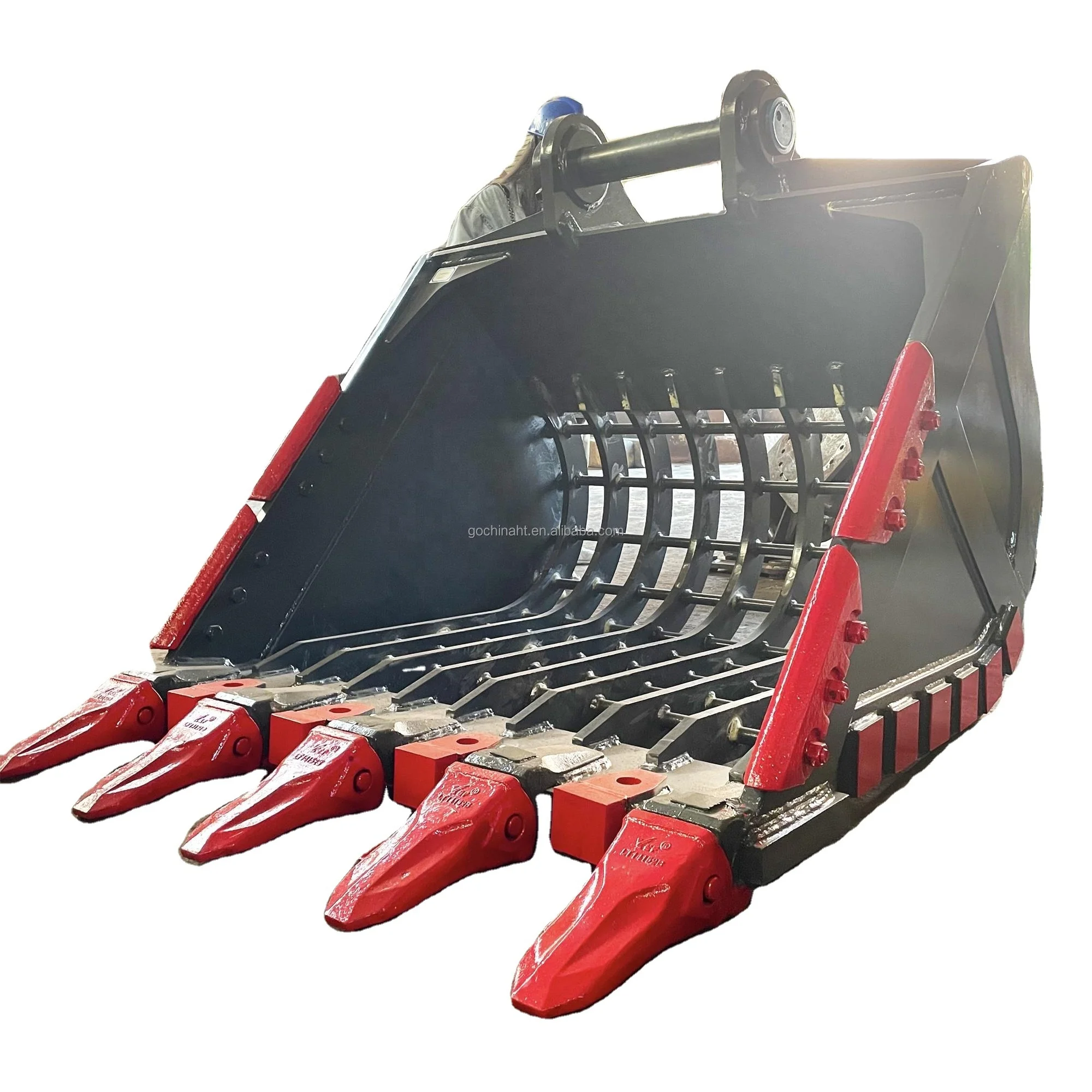 Heavy equipment parts sieve bucket for 78-100 inch skeleton excavator bucket excavator screening bucket
