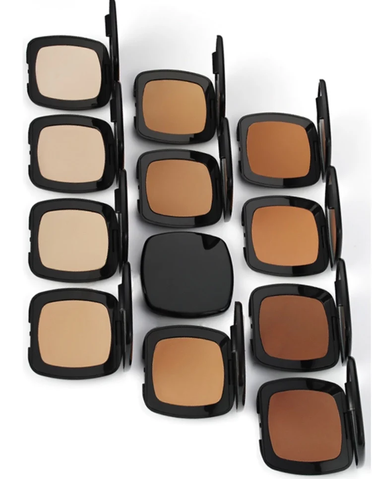 No Logo Waterproof Protein Makeup Face powder Pigment Matte Finish Compact Pressed Powder