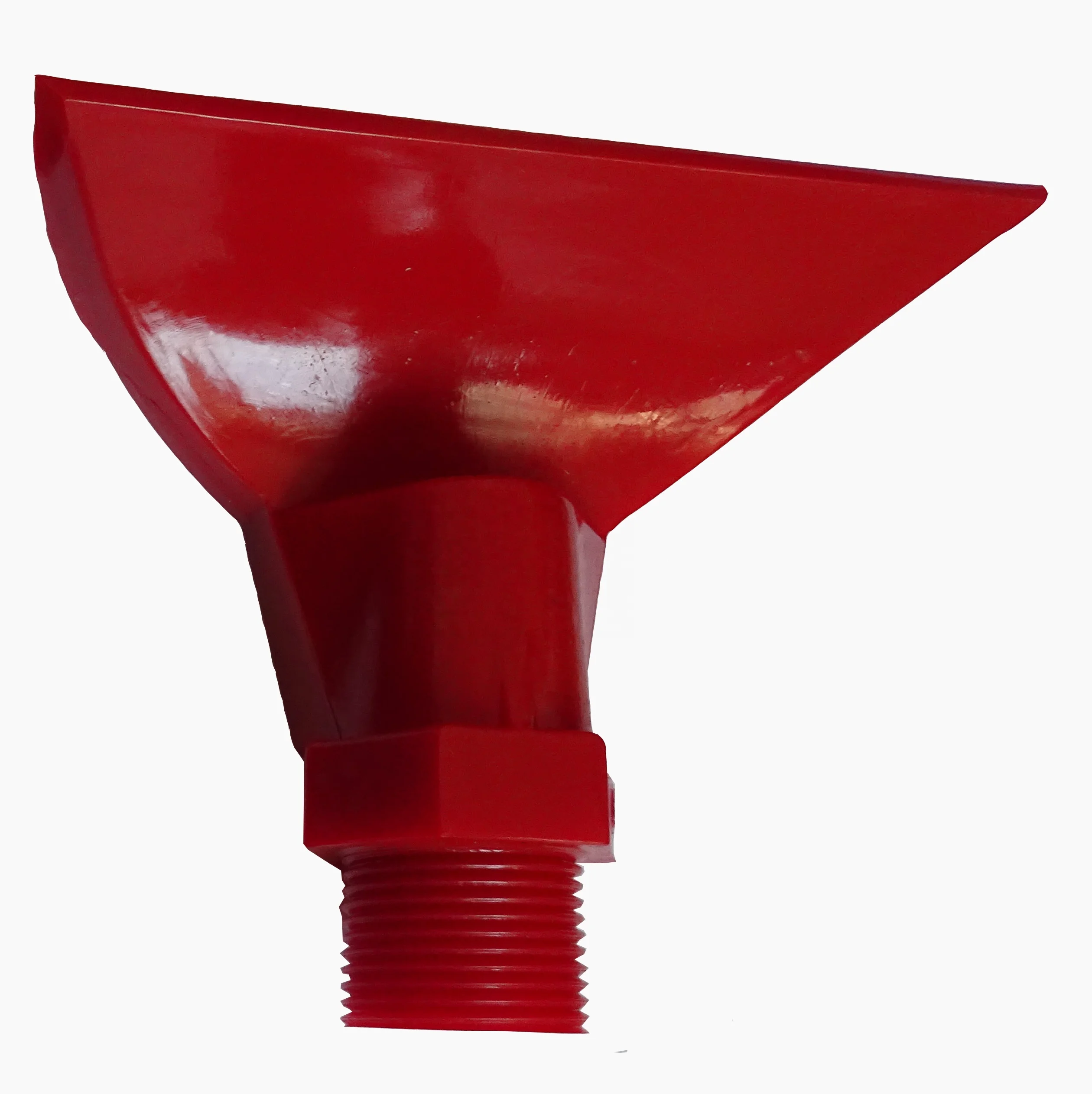 Polyurethane Wide-Angle Fan Nozzle Plastic Coal Washing Plant Fan Spray Nozzle De-Intermediate Screen Spray Water Nozzles