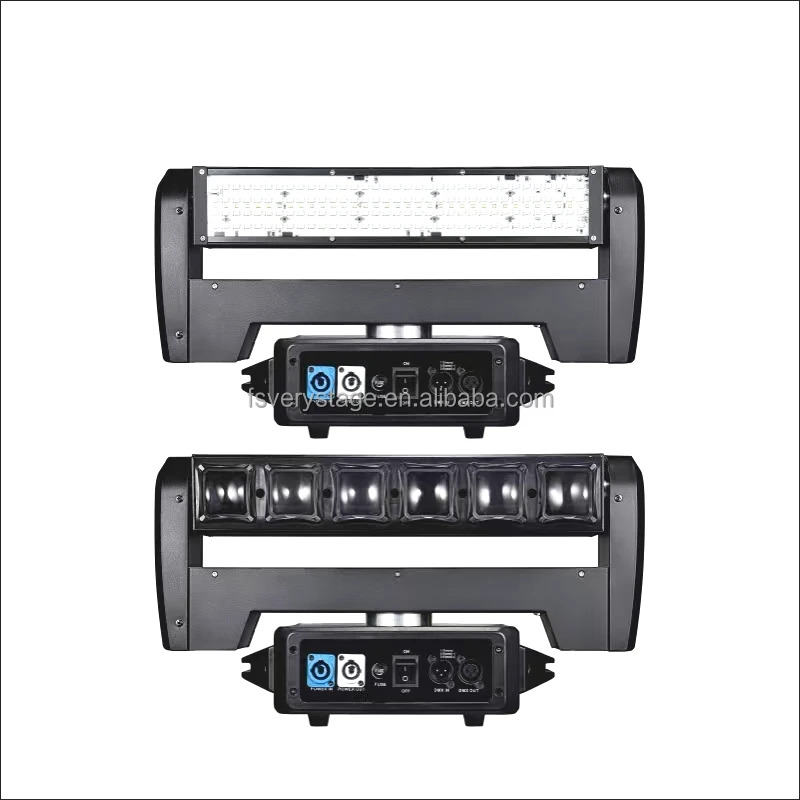 6X40W LED Bar moving head Beam Lights 6*40w double face with Strobe lights RGBW 4IN1 35pcs*3w 5050 led beads DMX Bar Stage