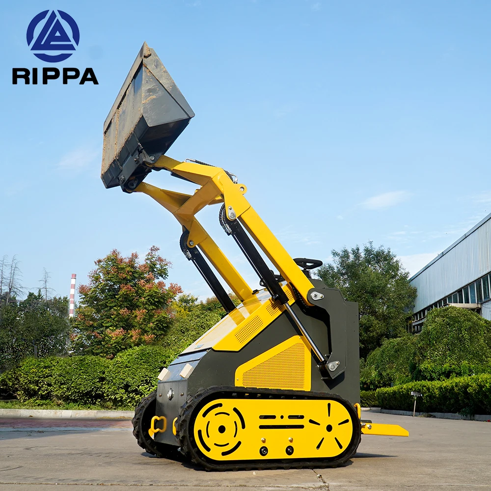 Rippa Mini Wheel Loader Earth-moving Machinery Skid Steer Loader