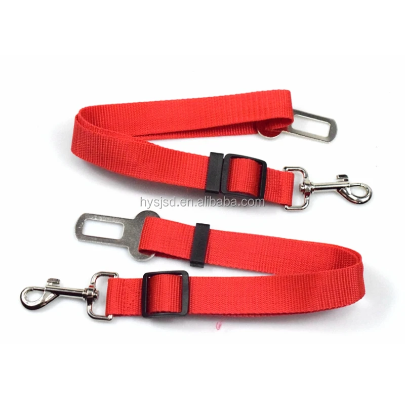Adjustable Nylon Pet Dog Cat Safety Leads Car Vehicle Seat Belt Harness Seatbelt