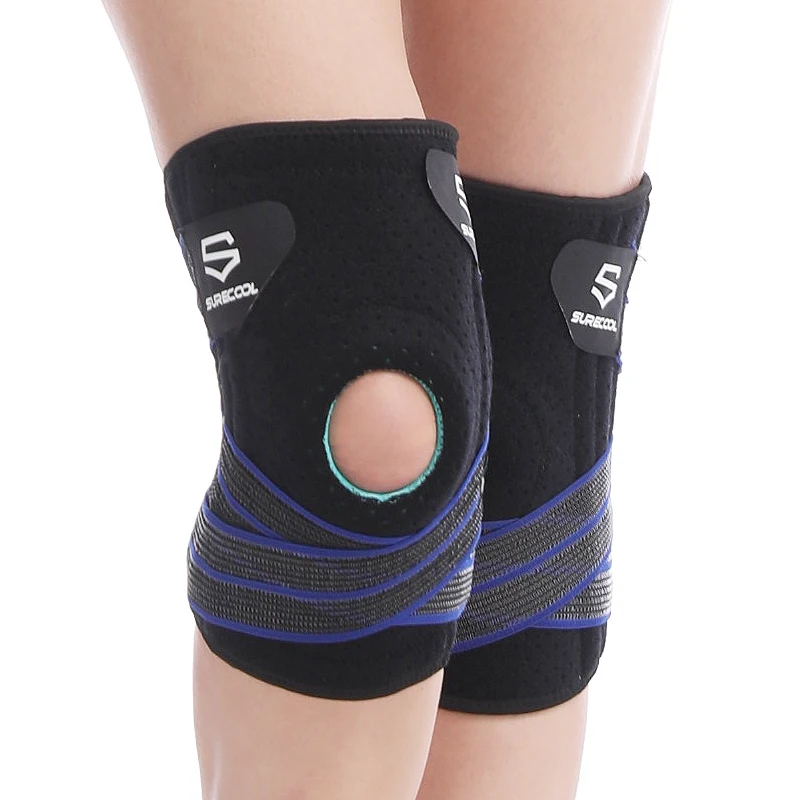 Comfortable Knee Brace With Adjustable Straps Sports Knee Brace Stabilizers for Meniscus Knee Pain