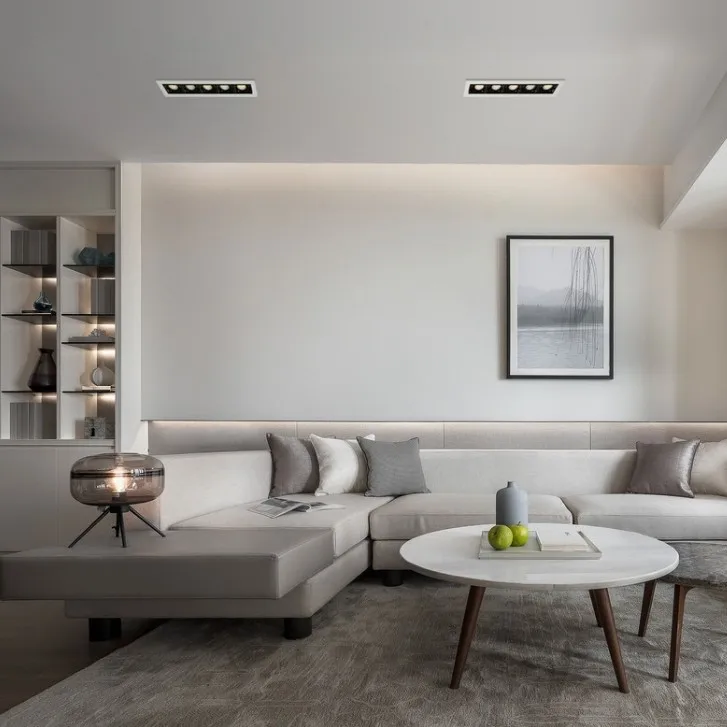 Led Recessed Linear Light with Dimming Led Trimless Square Recessed Light Frame