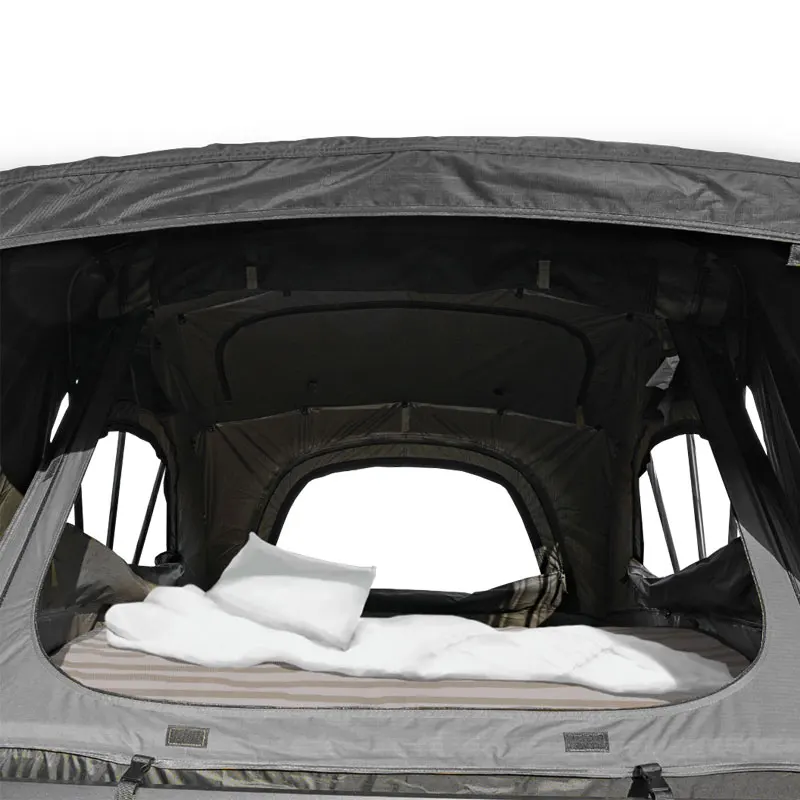 Wild Land Entry Level Cheap Aluminium Tent Car Roof Top Tent 2 Person Light Weight 4WD Outdoors Car Roof Top Tent for Camping