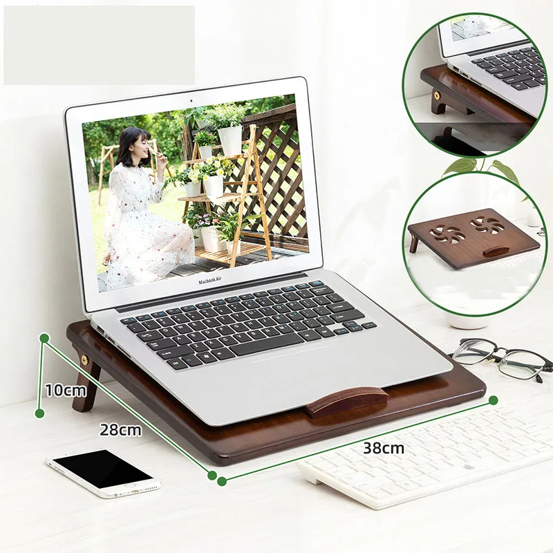 
AliGan laptop radiator desktop foldable stand increased support bracket base bed desk simple student home 