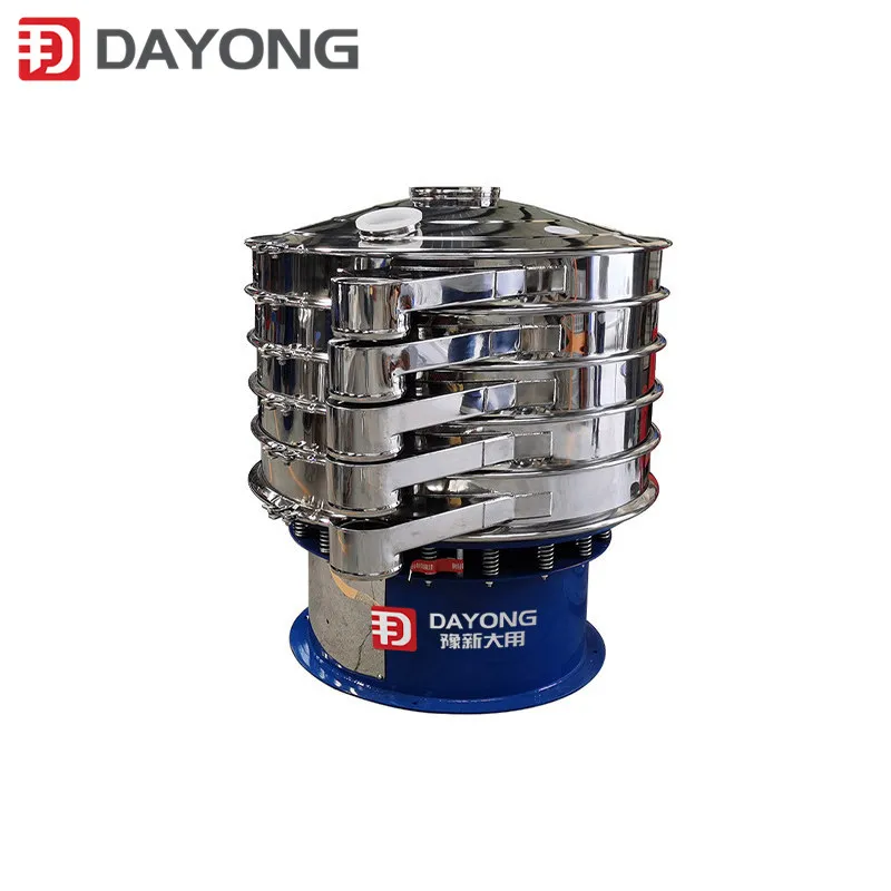 Fbd Plastic Powder Pellets Vibro Sieve Shaker Sifter Pigment Cassava Flour Powder Coating Circle Vibrating Sieving Machine