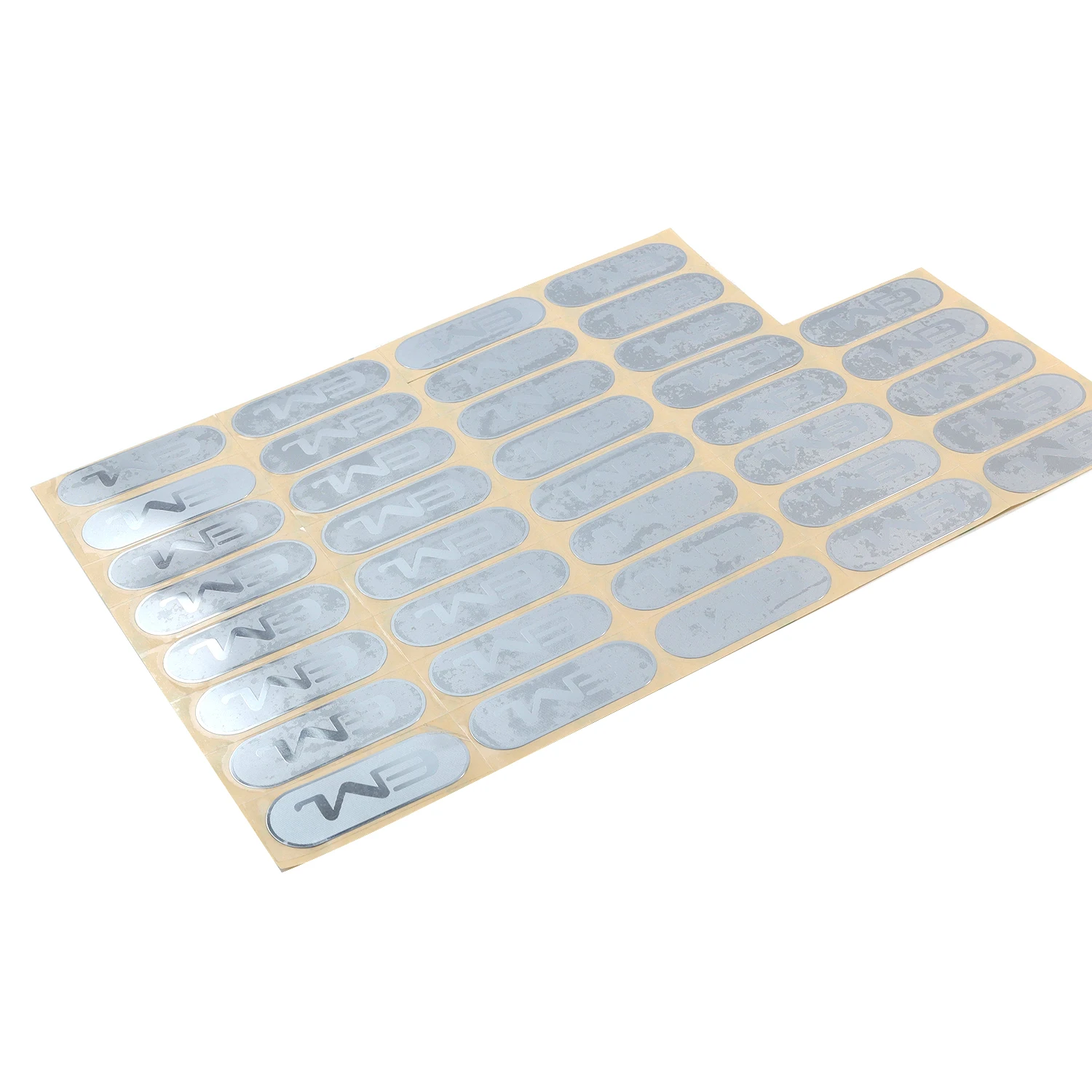 Metallic Letters Labels Custom label Thin Gold Nickel 3d Logo Transfer sticker car decoration accessories nickel label