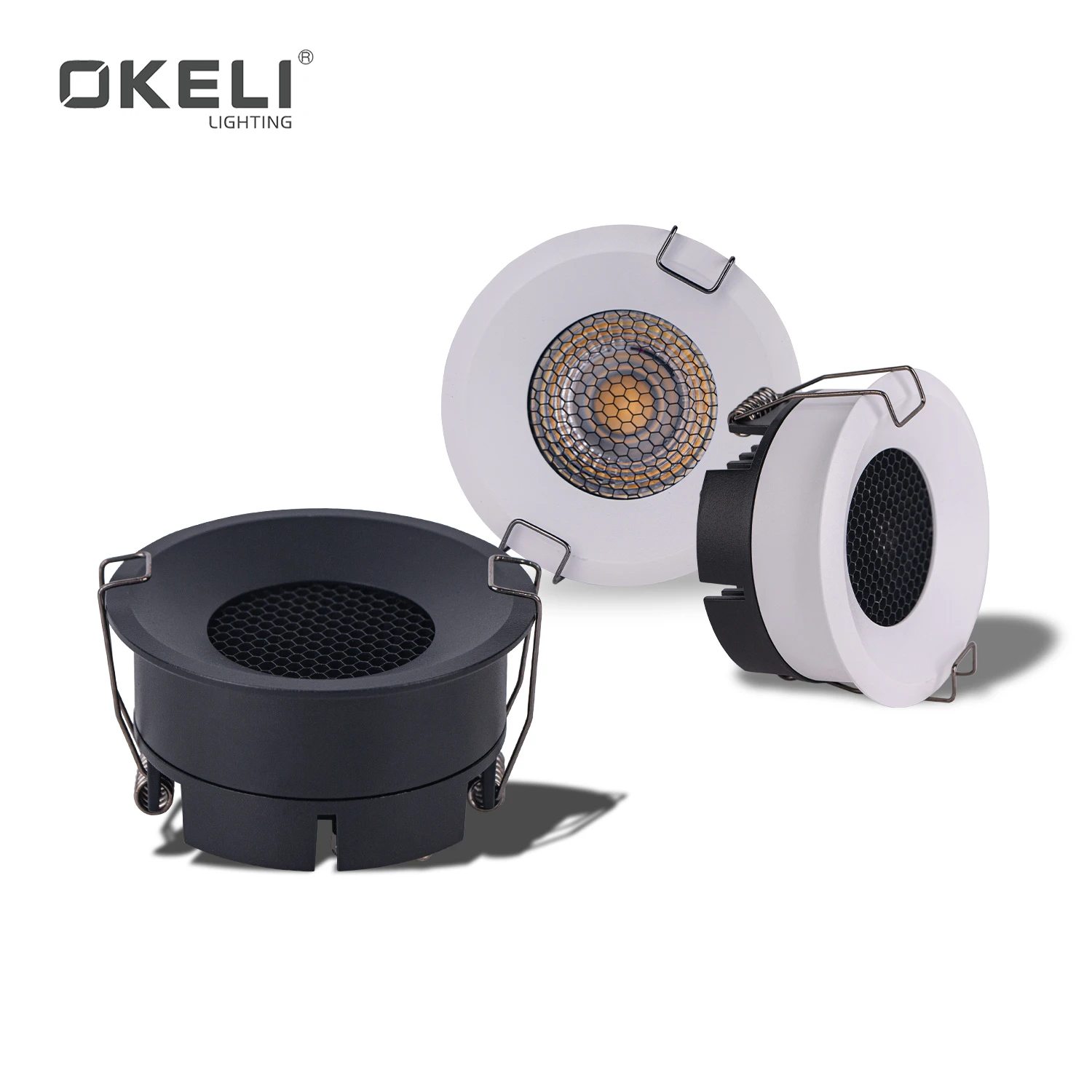 OKELI 5w 10w 15w Wholesale Factory Price Die-cast Aluminum Alloy Black IP20 Led Spotlights