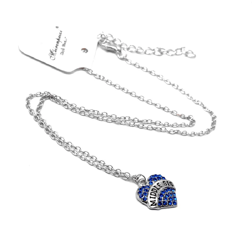 Creative College Graduation Gift Girlfriends And Friends Necklace Middle Sis Good Sisters Pendant