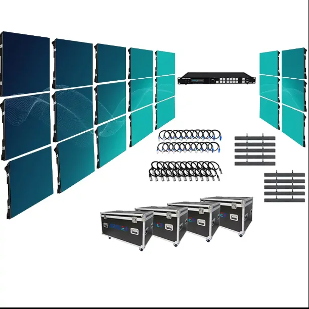 P3.91 4.81 Indoor Outdoor Led Display Screen Rental Led Screen For Stage