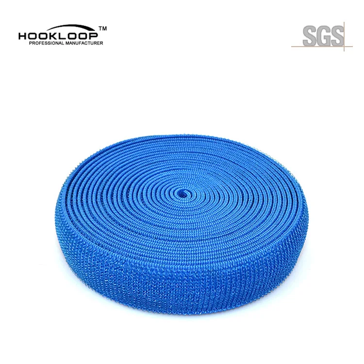 DSX Good quality Hook and loop back support belt unnapped loop recycled elastic strap cargo fastening belt