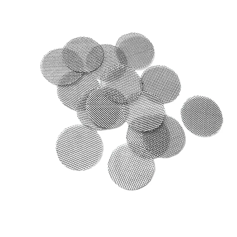 0.5 Inch Bowl Shape Crystal Smoking Pipe Stainless Steel Metal Screen Filter Cap