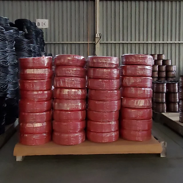 TianJie UL Listed FPLP Plenum 16AWG 2C Solid Bare Copper PVC Insulated Fire Resistance Cable