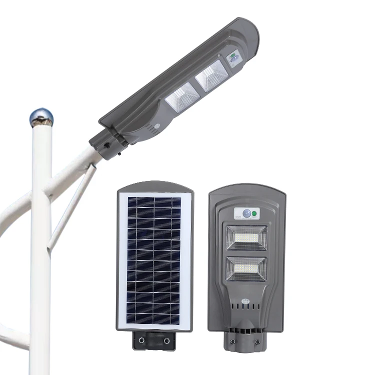 Factory wholesale  ip65 waterproof 30w 60W 90W 120W 150W outdoor road all in one solar led street light hot sale