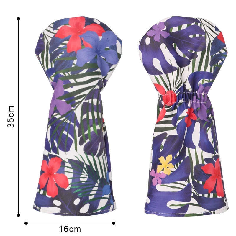 Custom Sublimation Printed Golf Headcover Custom Logo Golf Driver Fairway Wood Headcover OEM Golf Club Head Cover