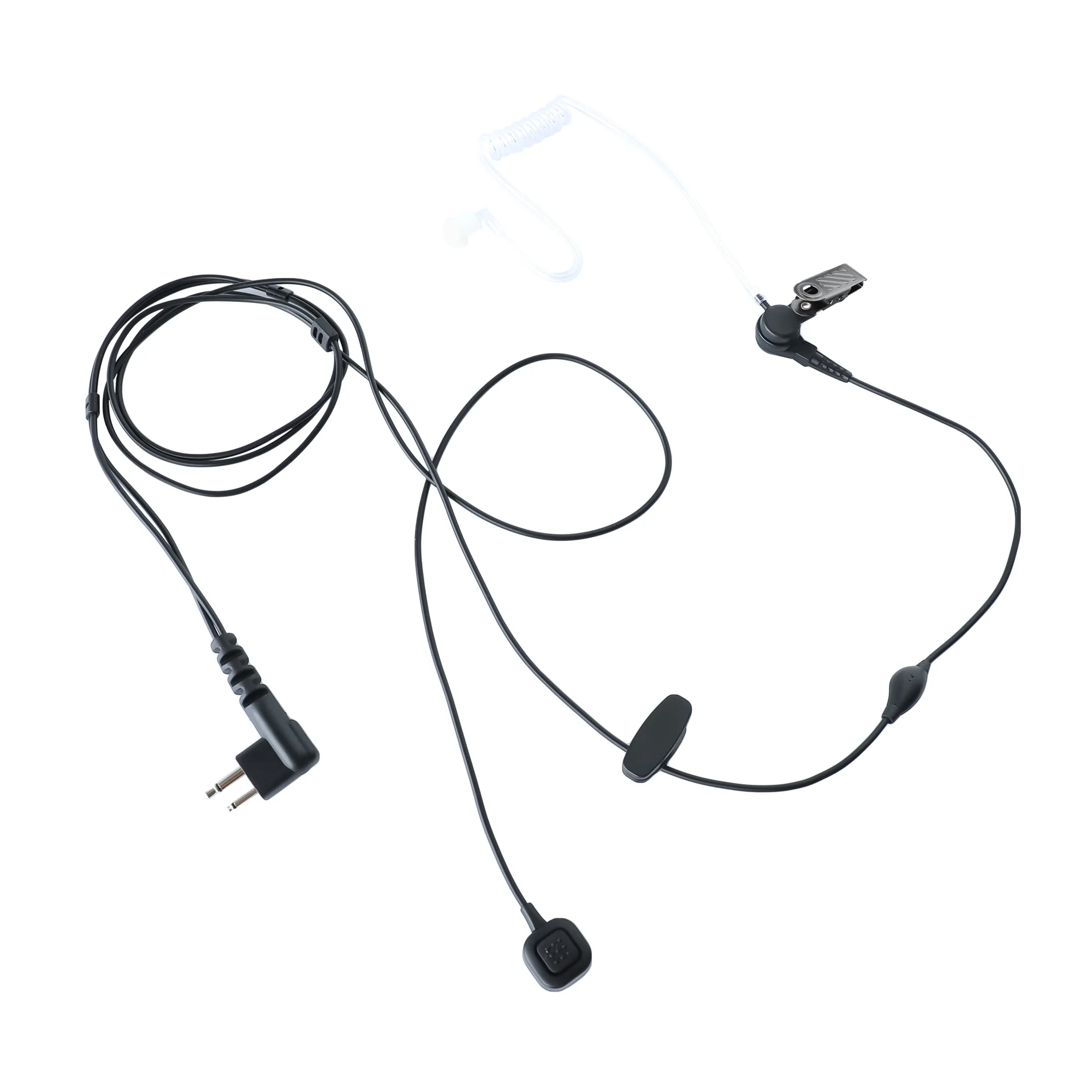 Ear Hook Walkie Talkie Air Acoustic Tube Headset Earpiece With Mic Push To Talk Two Way Radios Intercom Professional Accessories