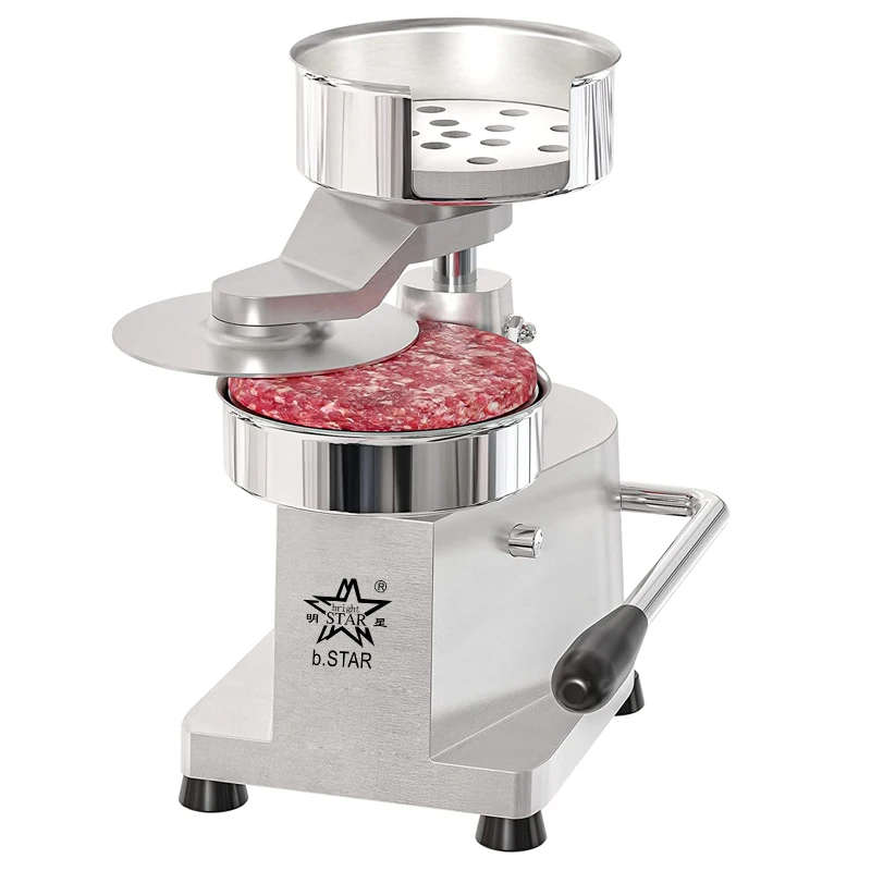 BR308 100MM/130MM Commercial Manual Burger Patty Maker Hamburger Press Forming patty maker Machine