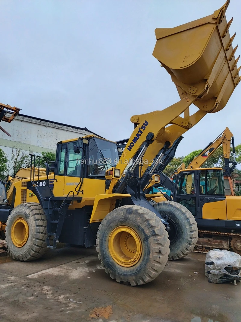 good performance In Stock  komatsu WA380-6 Loader Used Wheel Loader construction machine Komatsu WA380-3 wheel 380 Front loader