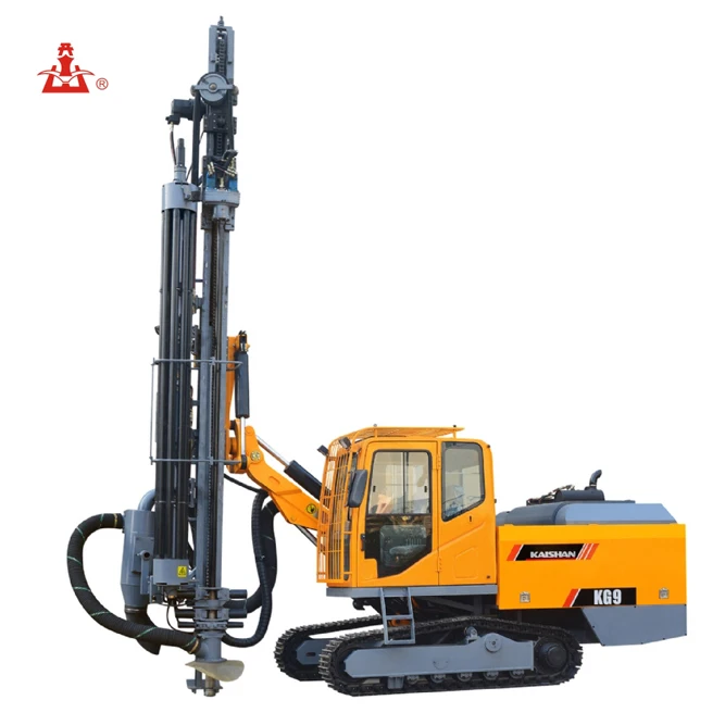 A9 Portable Mine Integrated Drilling Rig with Air Compressor Driving Cab