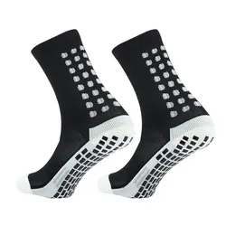 Kangyi Breathable Athletic Grip Socks Football Custom logo Non Slip Anti-slip Mid Calf Soccer Socks