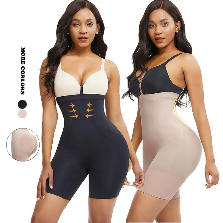 Latest Design One Piece tummy control women High Waist Seamless Body Shapers Butt Lifter Panty shapewear