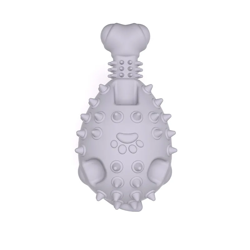 Hot new pet toy sound grinding teeth chew chew chicken leg shape TPR dog toys  Chew Durable Rubber Big Dog Toy