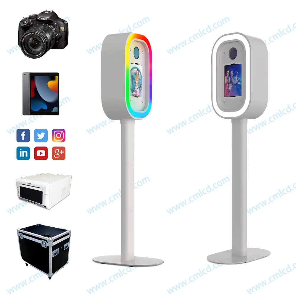 Panic Buying mini vogue photobooth for Wedding Grad Party Prom Season Events Photo Booth with flight case photobooth