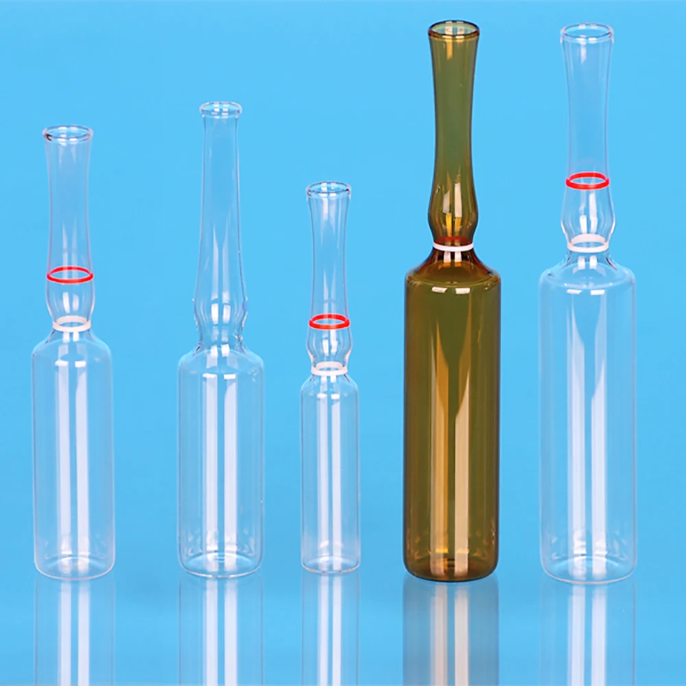 1ml Amber and Clear Ampoules made of  Low/ High Borosilicate Glass 2ml 3ml 5ml 10ml