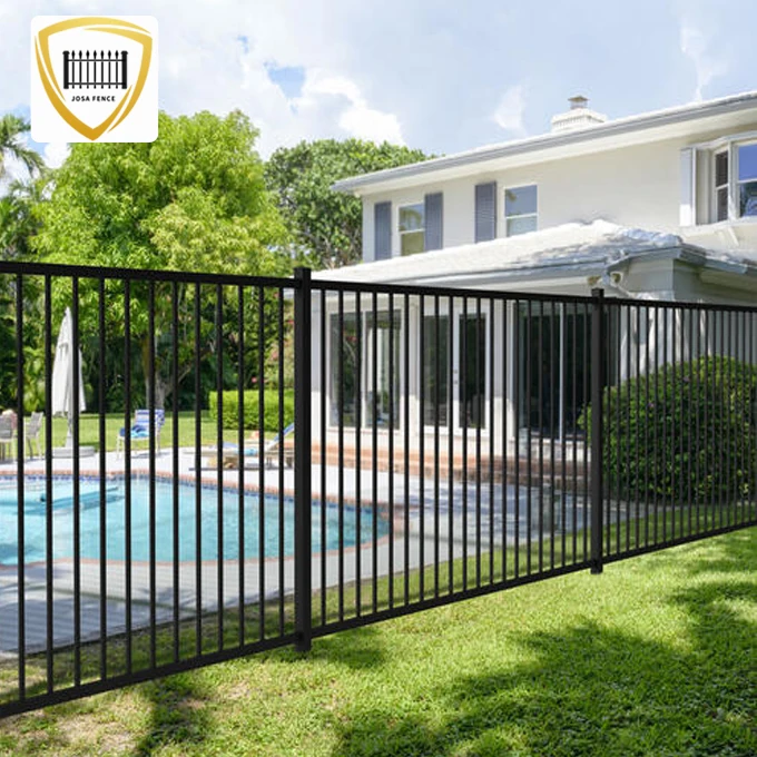 steel zinc fence roadside steel fence steel garden fencing