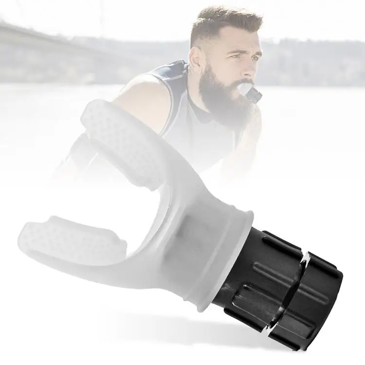 
Ergonomic silicone mouthpiece breathing apparatus spare diving supplies diving silicone mouthpiece trainer lung trainer 