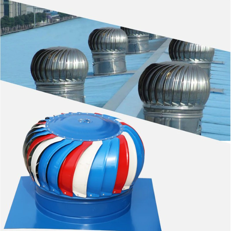 201 stainless steel unpowered air ball hood roof factory flue gas change balloon