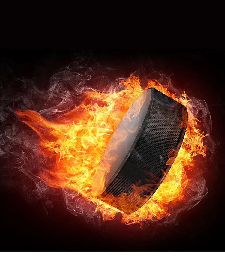 Factory Wholesale Professional Rubber Training Game  Printing Rubber Hockey Puck Ice Hockey Puck