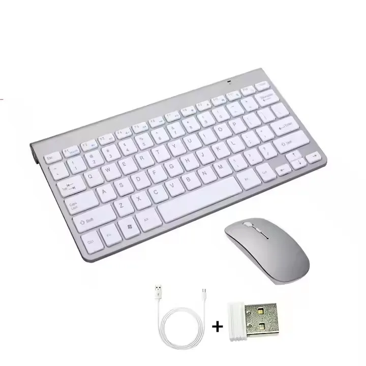 In stock 2.4G Mini Keyboard Mouse Combos Mouse Gaming Wireless Portable Wireless 78 keys Keyboard Mouse Set for Laptop
