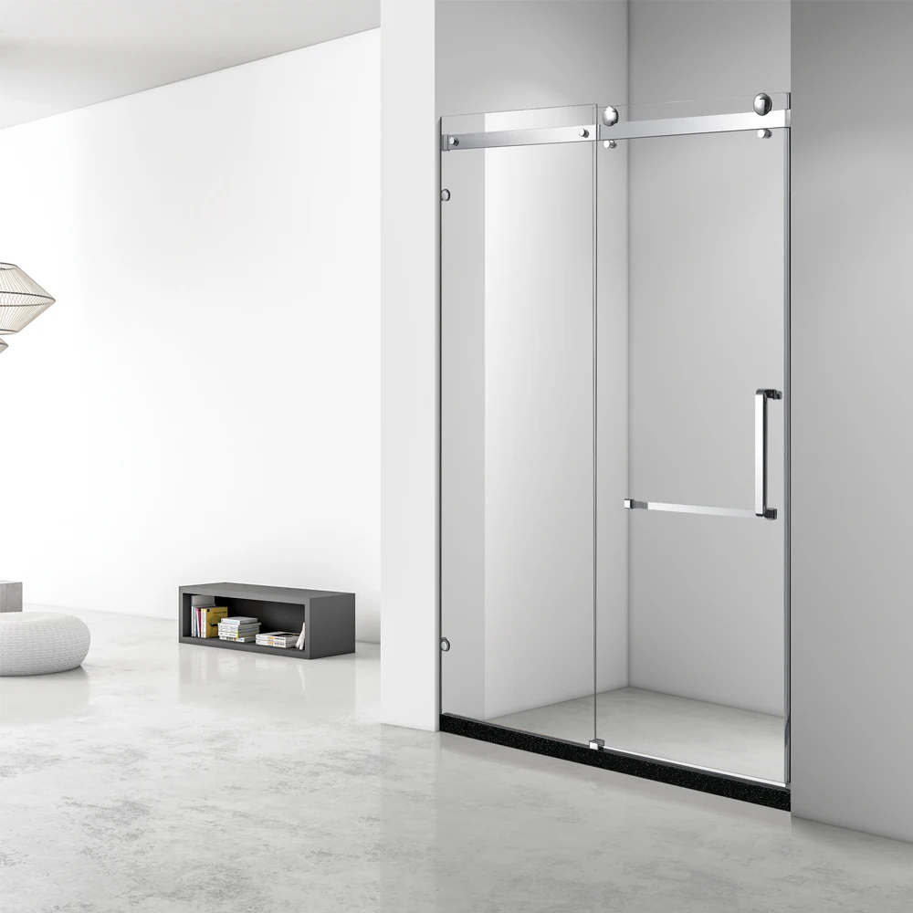 Modern Design Double Sliding Door Glass Shower Enclosure Room