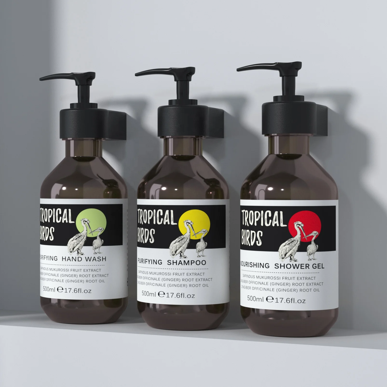 Refillable 1 gallon 5 ltr Liquid Gel Wall Mounted 3 Chamber Shampoo Conditioner Lotion Soap Dispenser with Magnet Key Lock