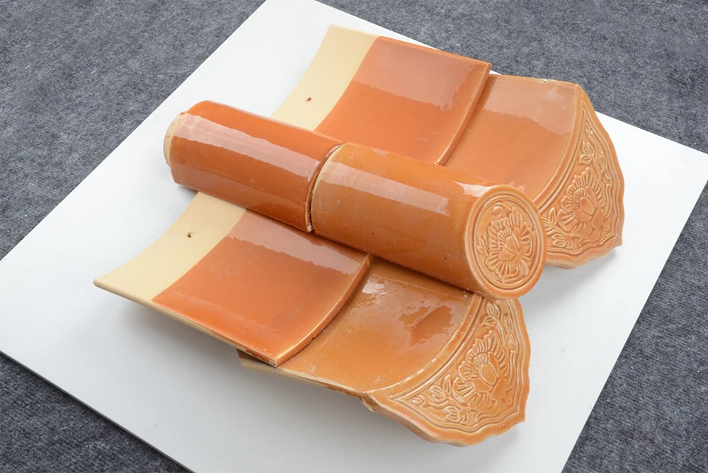 Clay red tile roofing panel dimensions