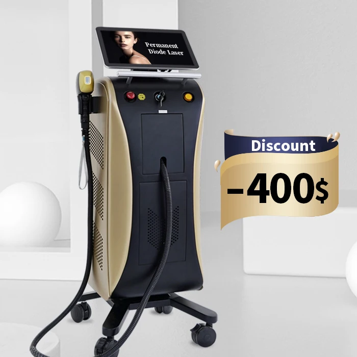 2023 New  diode laser 2 in 1 painless hair removal laser hair removal machine diode laser hair removal 808