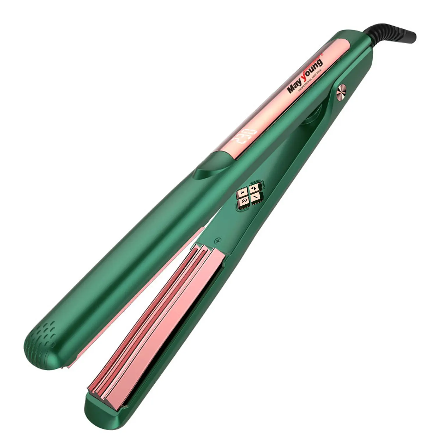 Small flat iron edge hair curler Short Hair