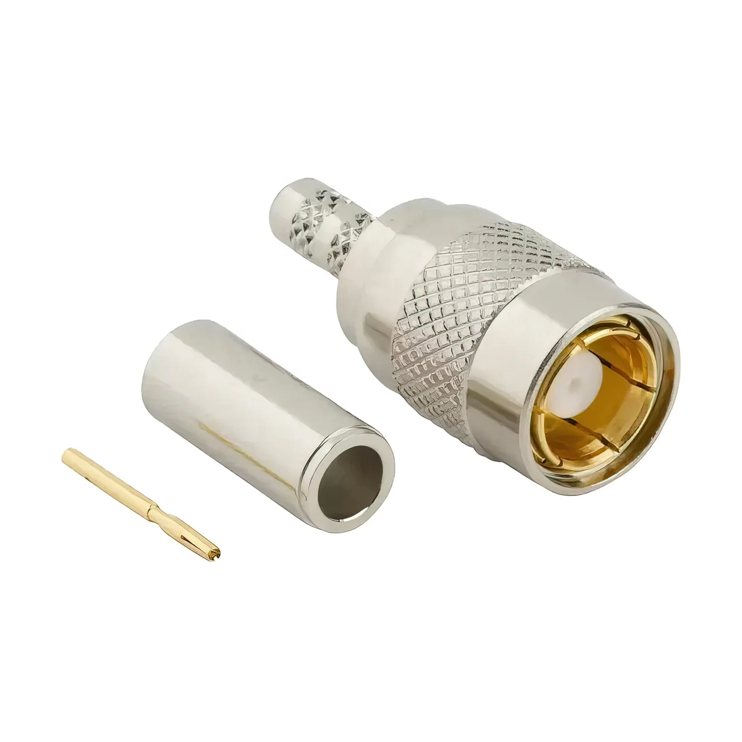 SMZ Straight Crimp Plug Connector for 75 Ohm