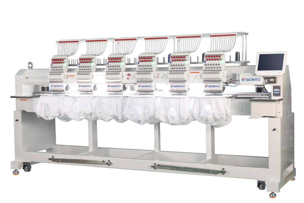 WONYO/Tajima 6 head Computerized Embroidery Machine Price China factory
