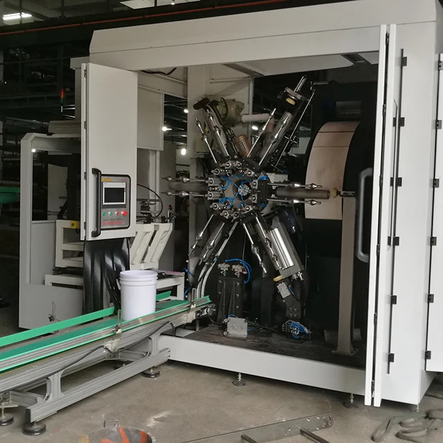 Factory direct selling high quality offset press 6color automatic plastic bucket printing machine