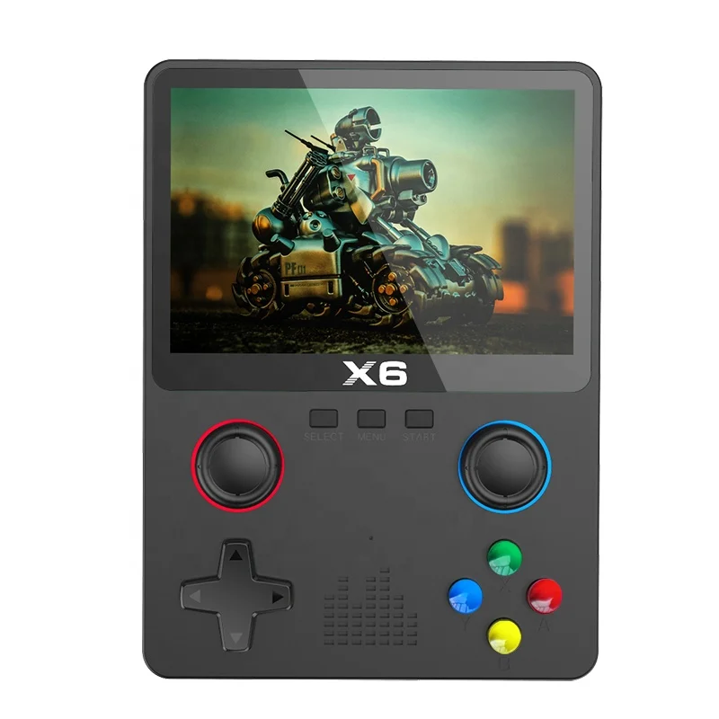 Portable Game Console with 3.5-inch IPS Screen Dual Rocker Games Handheld game player e Gaming Controller Kids Toys Gift